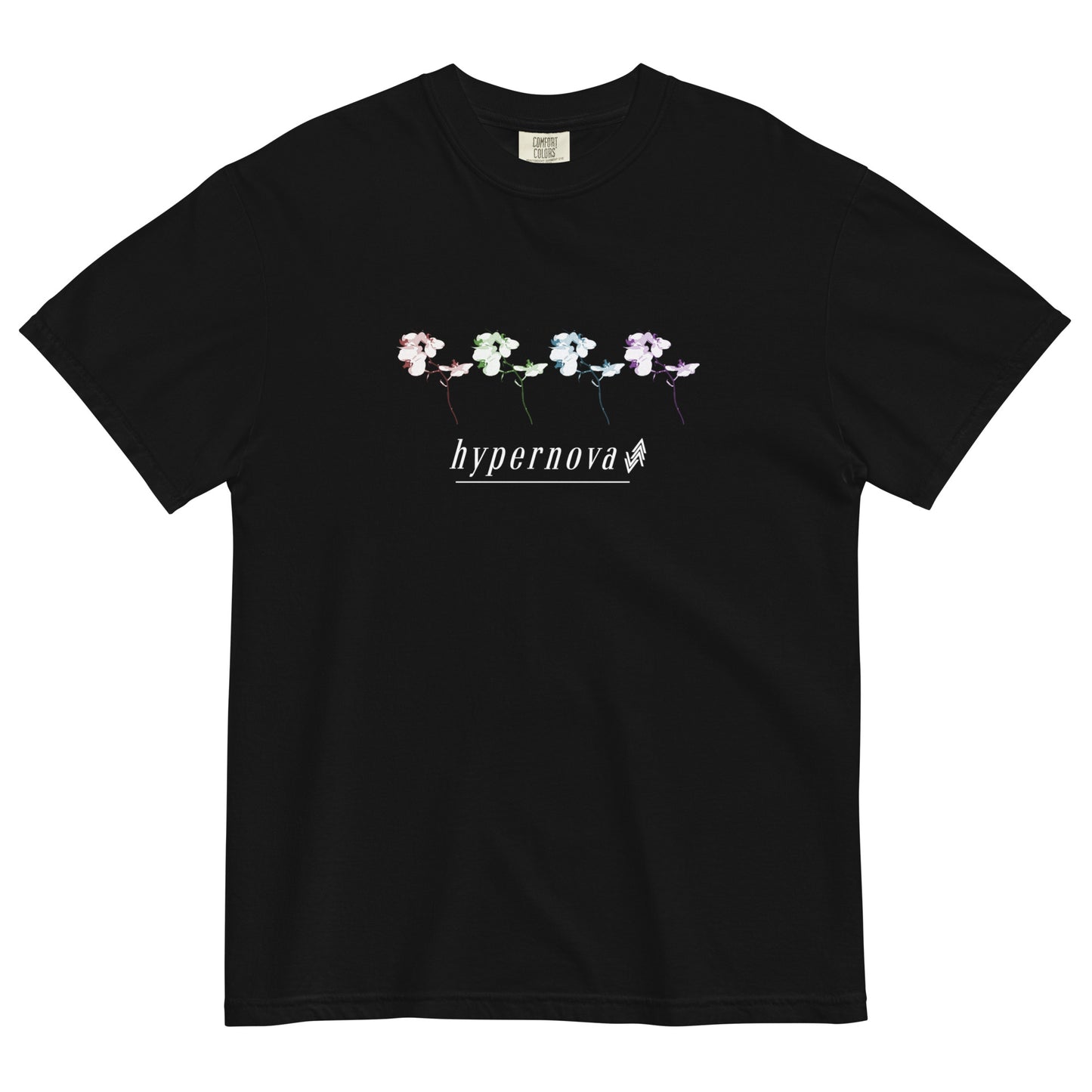 hypernova "sorry flowers" T-Shirt (black)