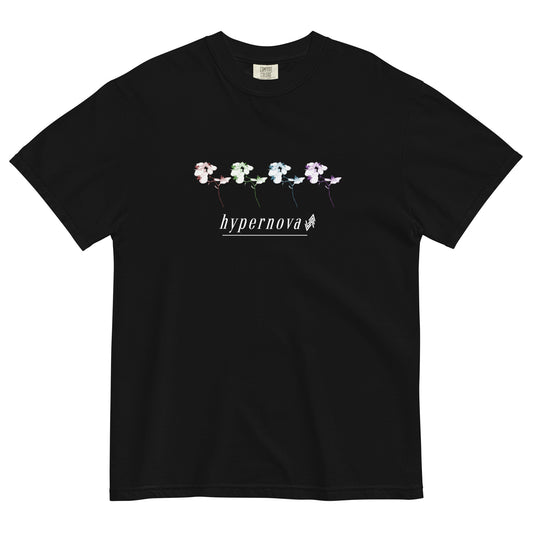 hypernova "sorry flowers" T-Shirt (black)